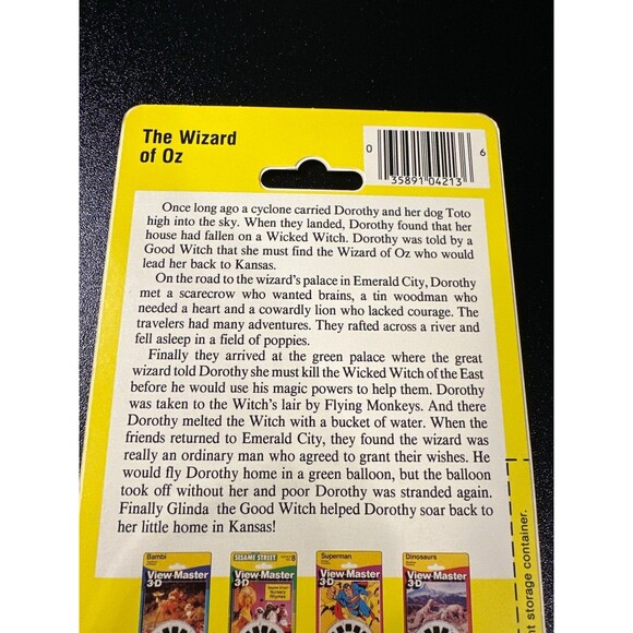 Vintage 1988 View-Master 3-D Showtime Classics – The Wizard of Oz – Sealed - Picture 3 of 6